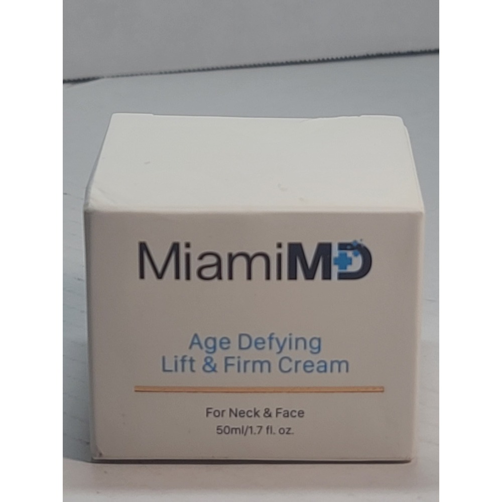 MiamiMD Age Defying Lift & Firm Cream For Neck & Face 50ml 1.7 fl oz NEW